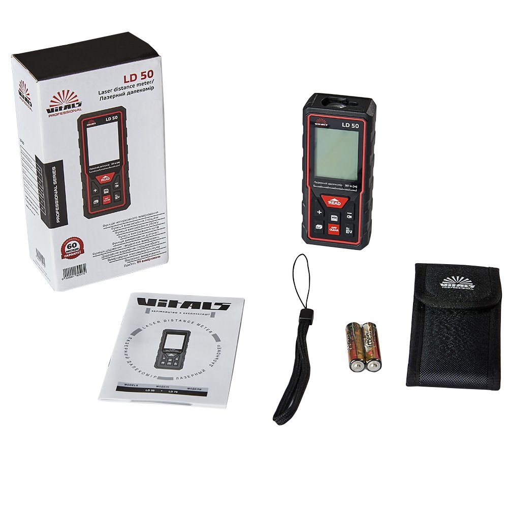 Лазерний далекомір Vitals Professional LD 50 162517