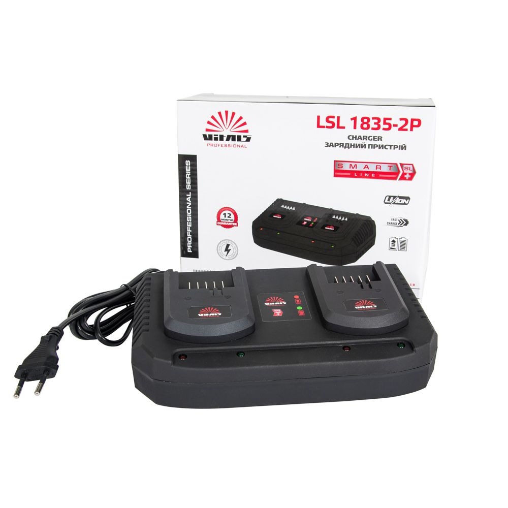 Зарядний пристрій Vitals Professional LSL 1835-2P SmartLine 120285