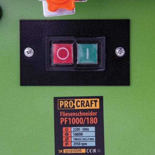 Плиткоріз електричний PRO-CRAFT PF-1000/180 010007 Procraft