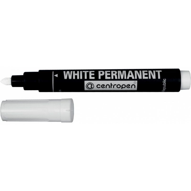 Маркер Permanent  White 8586 2,5 мм білий(в пач.10шт./ящик 200шт.) 8586/11