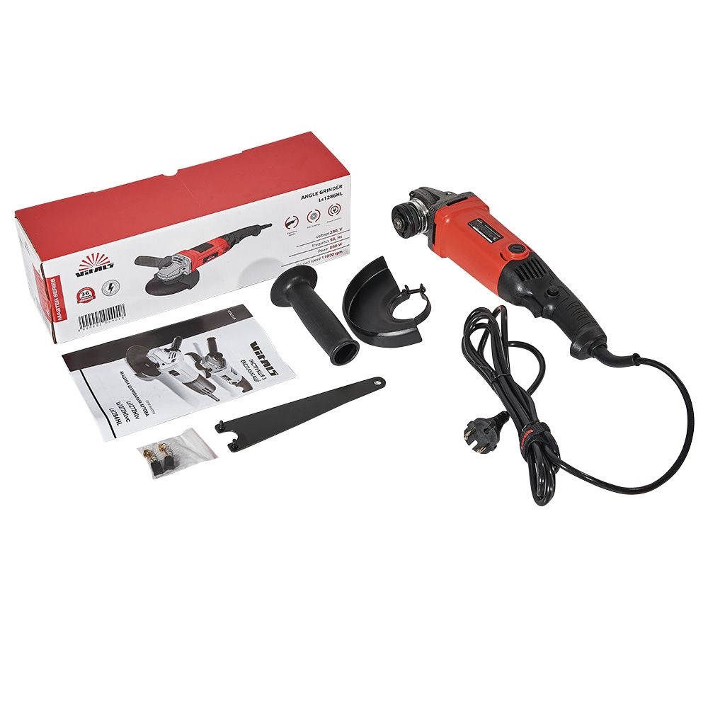 Машина шліфувальна кутова Vitals Master Ls1286HL 205401