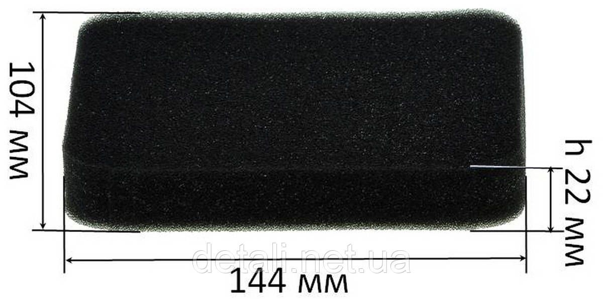 Элемент воздушного фильтра генератора 188F (156*106/h 23мм) gen493