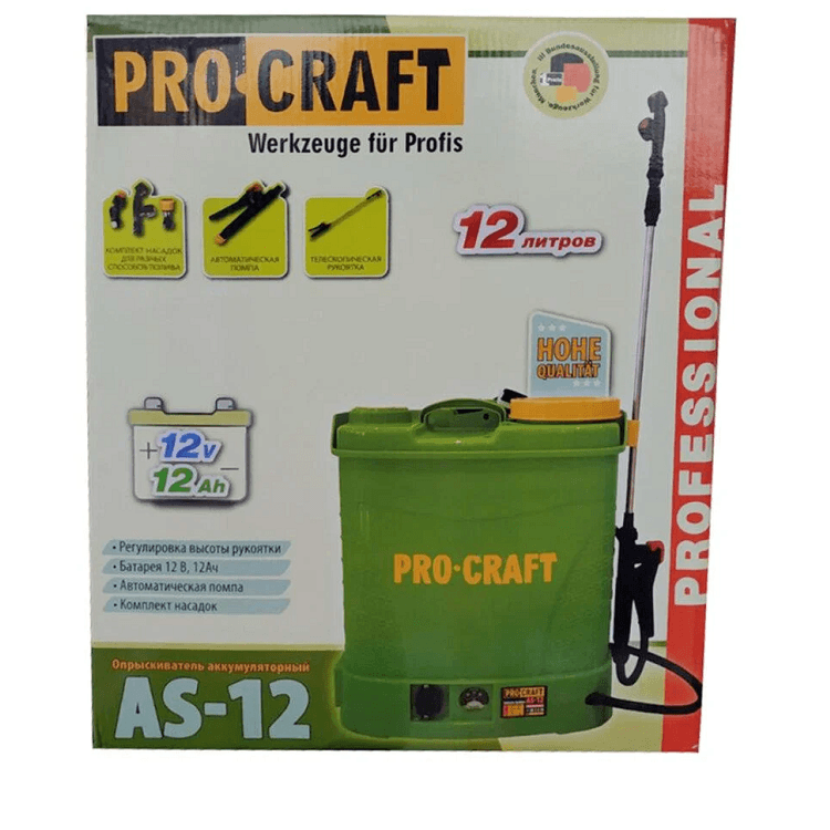 Обприскувач акумуляторний PRO-CRAFT AS-12 000012