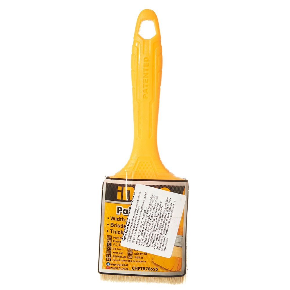 Пензель флейцовий пластмасова ручка 2,5" INGCO Super Select