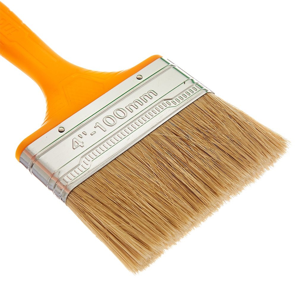 Пензель флейцовий пластмасова ручка 4" INGCO Super Select