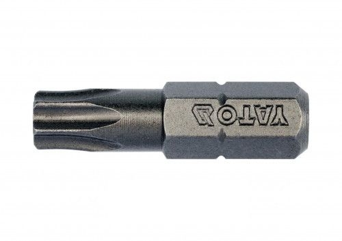 Насадка викруткова YATO : "TORX", T30, квадрат 1/4", L= 25 мм. уп. 10 шт. YT-78146