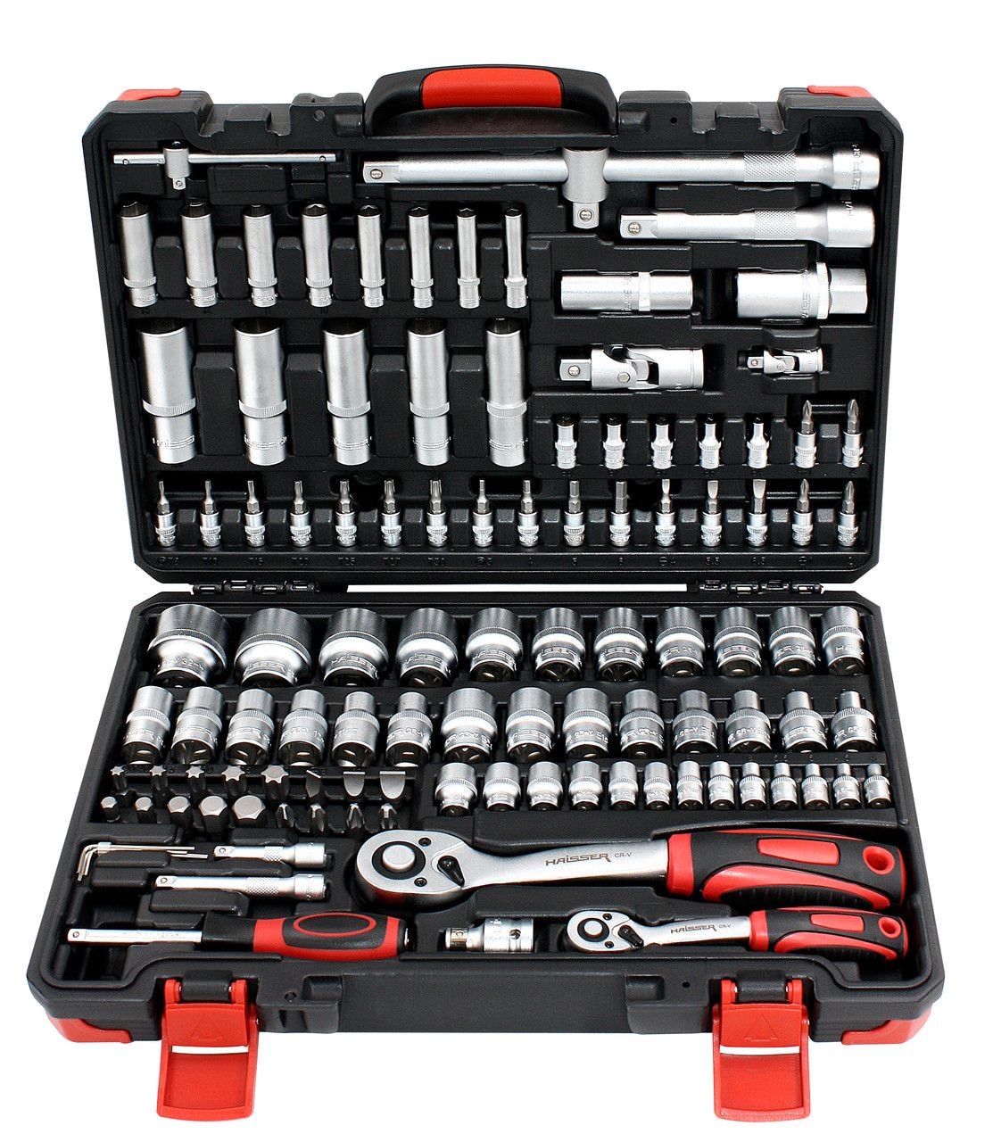 Набір інструментів професiйний 1/4"&1/2" 108 од. HAISSER 91907