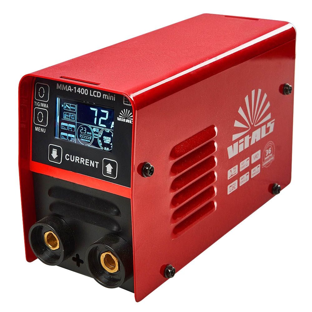 Зварювальний апарат Vitals MMA-1400 LCD mini 156934