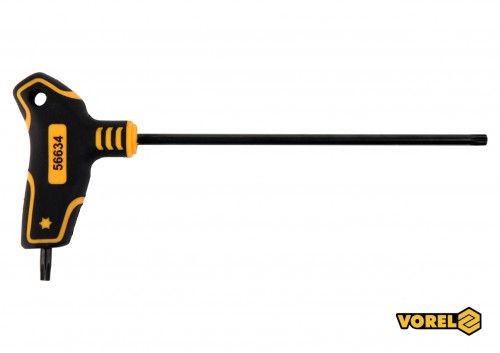 Ключ шестигранний VOREL : тип "Т", HEX 4 x 150 x 89 мм, Cr-V 6150 56643