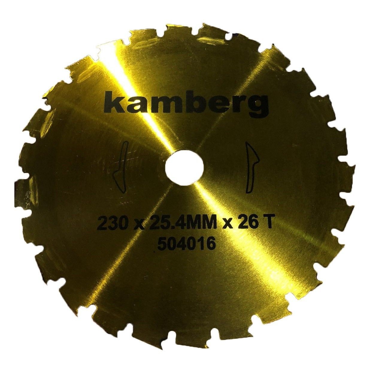 Ніж 26т під напилок 230*1,6мм Kamberg 504016