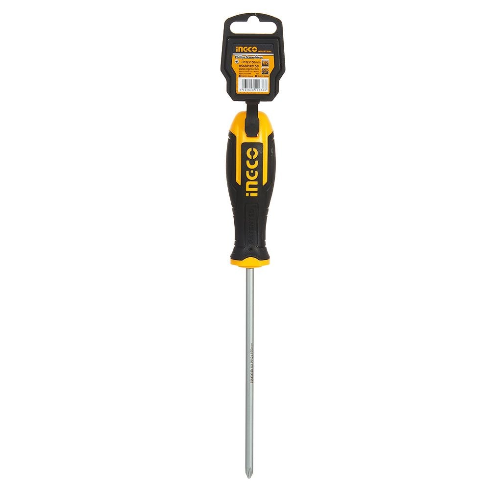 Отвертка крестовая S2 PH 2х150 мм INGCO INDUSTRIAL 9980619