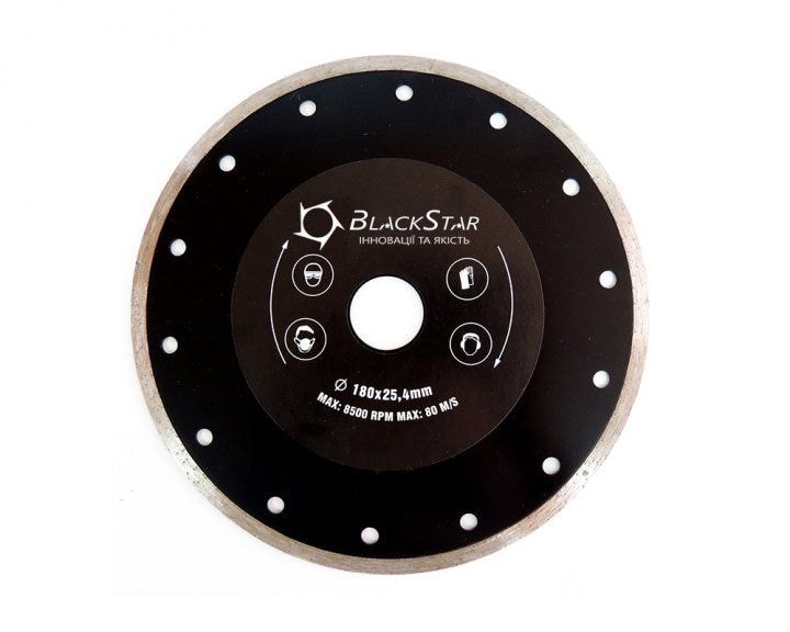 30-18011 Диск алмазний 180*25,4 мм Плитка "BlackStar" 30-18011