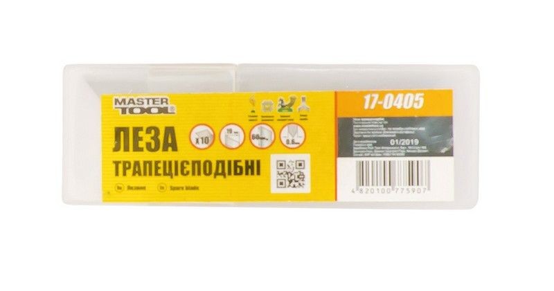 Лезвие трапеция 19*60 мм 10 шт 17-0405
