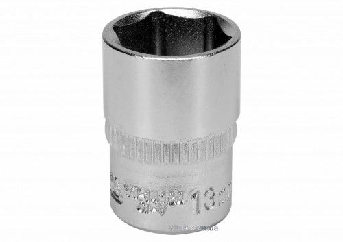 Головка торцева 6-гранна YATO : квадрат 1/4", М13, CrV YT-14129