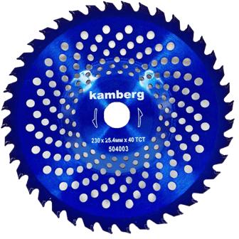 Ніж з победітом  Bomba "Тарілка" 230 мм Kamberg 504003