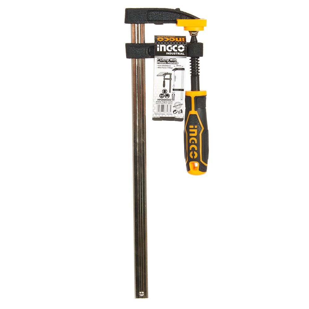 Струбцина столярная тип-F 50х250 мм INGCO INDUSTRIAL 9980680