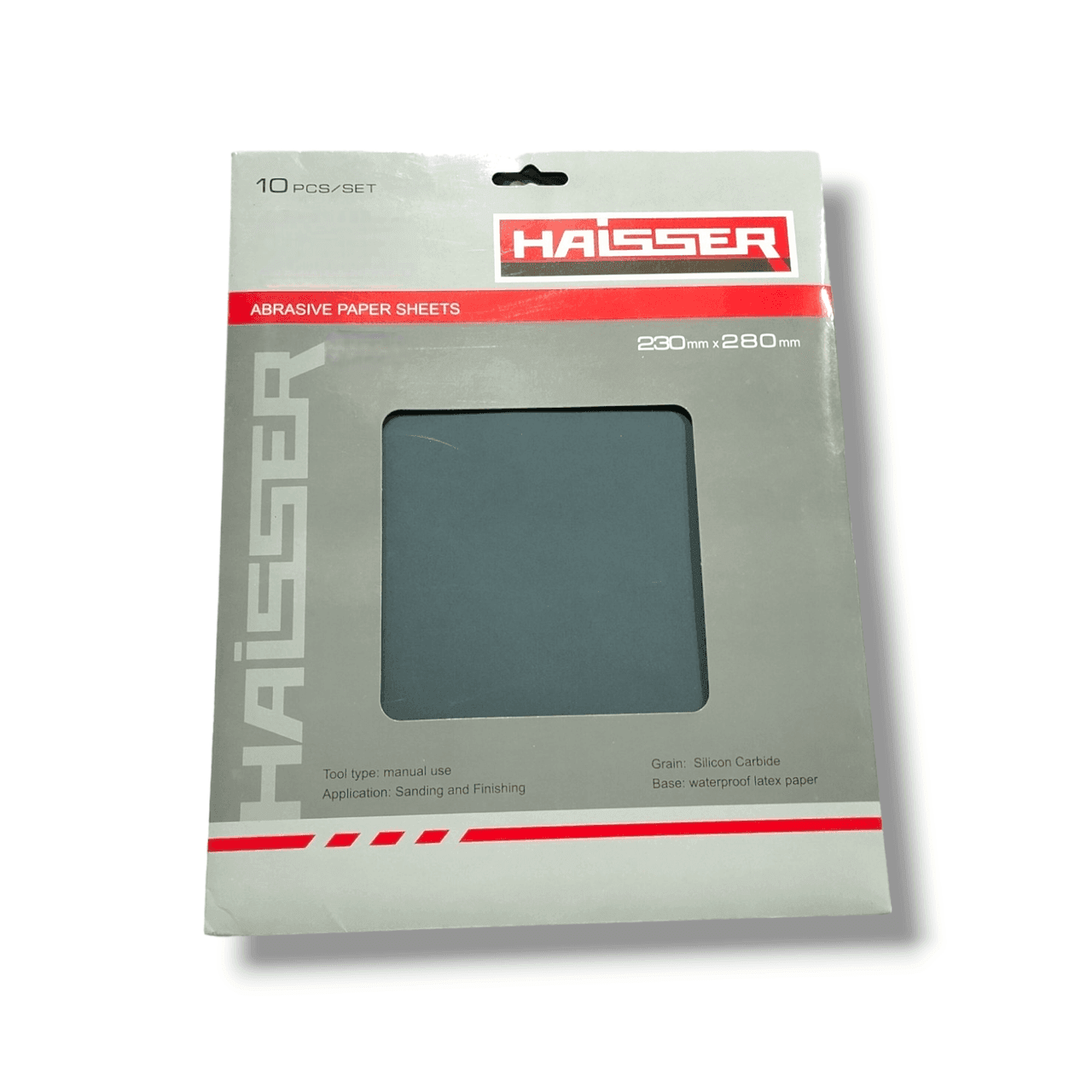 Шліфувальні аркуші 230мм x 280мм, зерно 1000, 10шт в уп. (5811712) HAISSER 118545