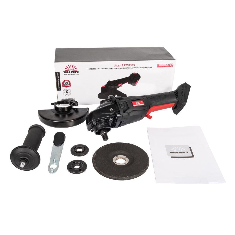Акумуляторна шліфувальна машина  Vitals Professional ALs 18125P BS SmartLine 120242