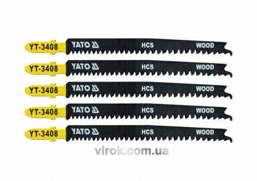 Полотно для електролобзика(дерево) YATO, 13TPI, набір 5пр. l=115мм,