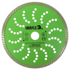 31-18004 UKRflex Диск алмазний 180*22,2мм Турбо (50/1) 31-18004