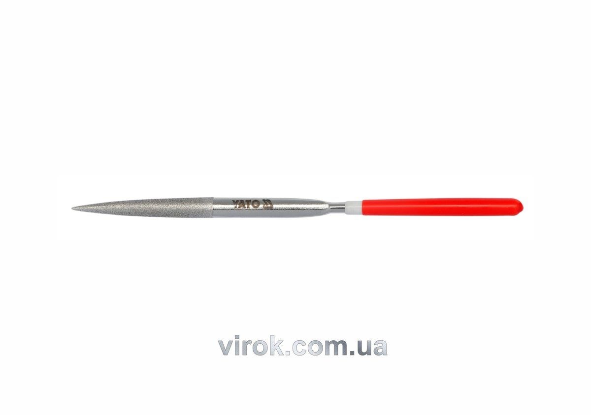 Надфіль алмазний півкруглий, l= 160/50 мм, b= 4 мм