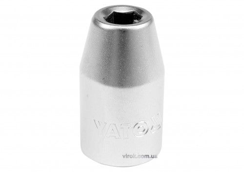 Перехідник для насадок викруткових YATO : квадрат 1/2"(F) - HEX= M8 мм(M), L= 38 мм [10/250/500] YT-1295