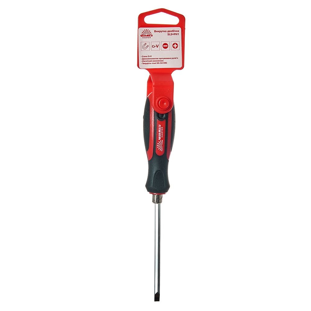 Викрутка двостороння Vitals Master SL5+PH1 179532