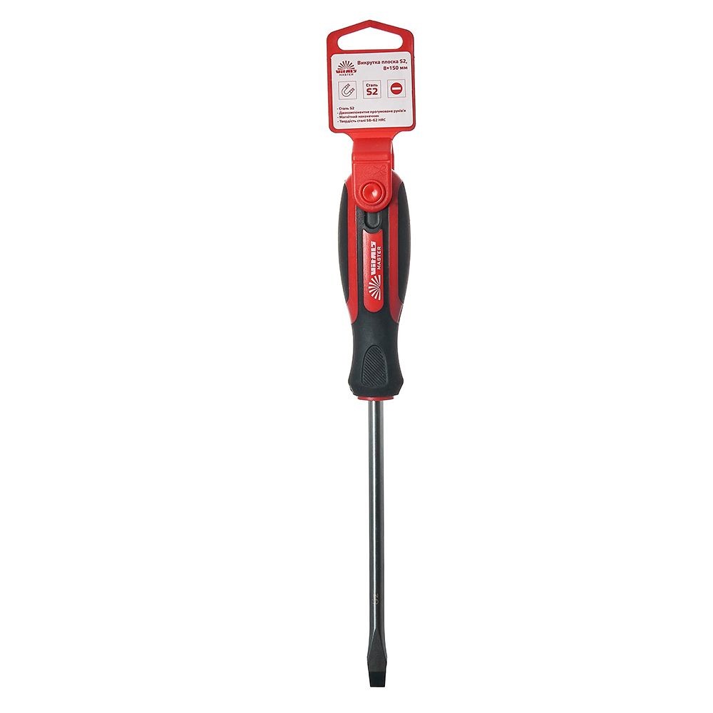 Отвертка плоская Vitals Master S2 8х150 мм 179521