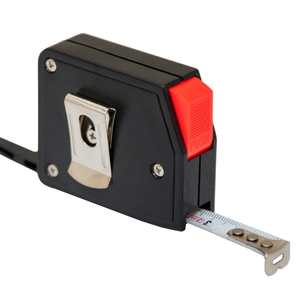 Рулетка з автостопом 3м*13мм (чорна) Grad 3816035