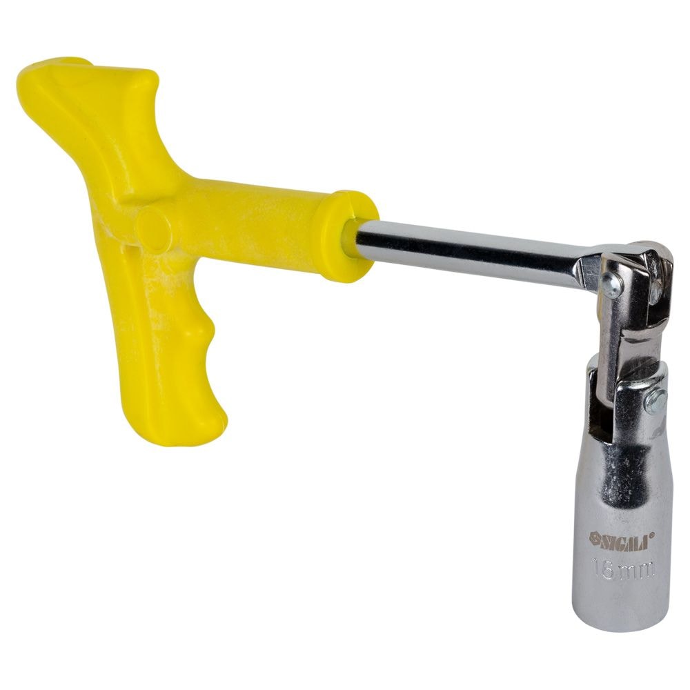 Ключ свічковий з шарніром посилений 16мм 6030321