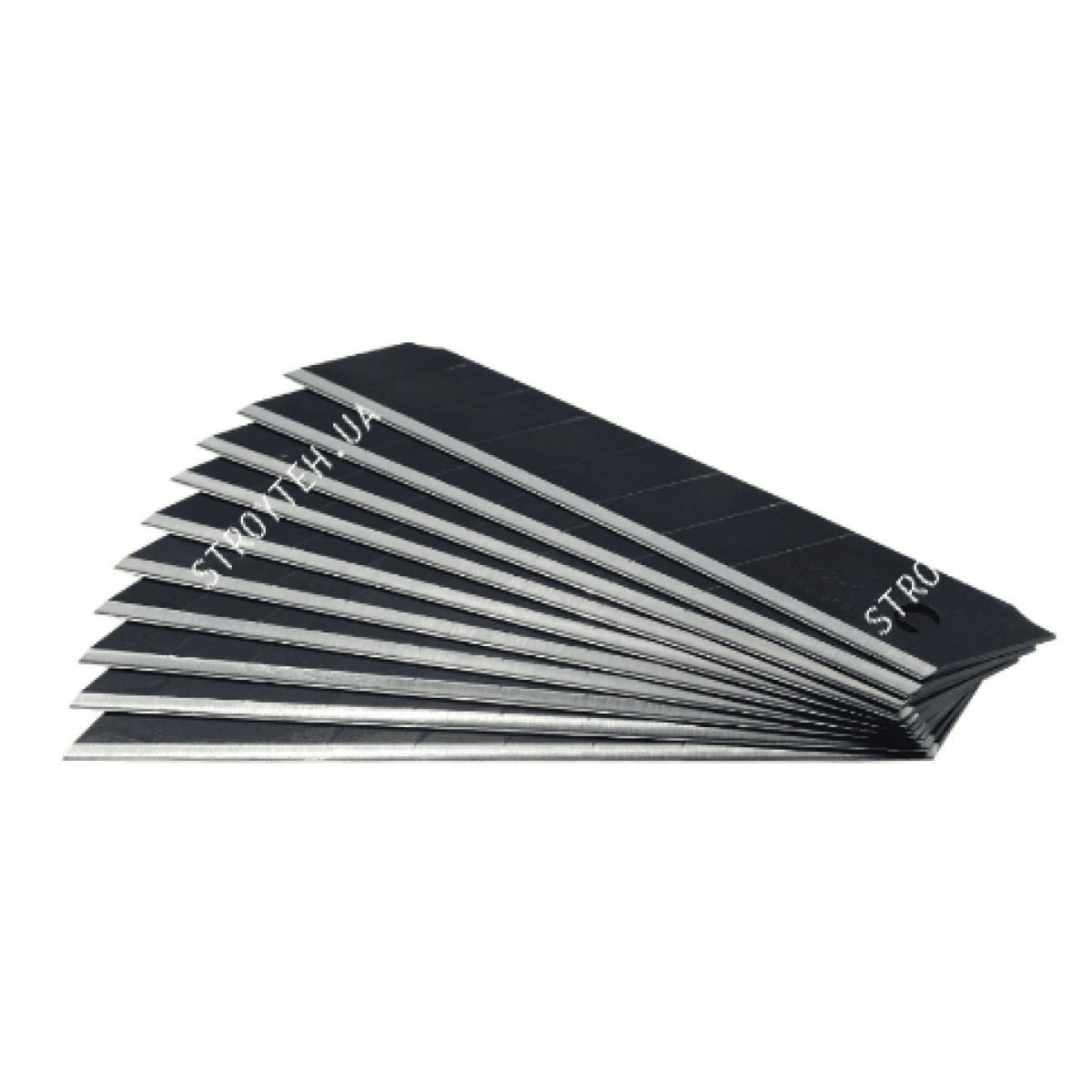 Леза сегментовані 9 мм 10 шт, 0,6х9х80 мм , СК2, HAISSER 119166