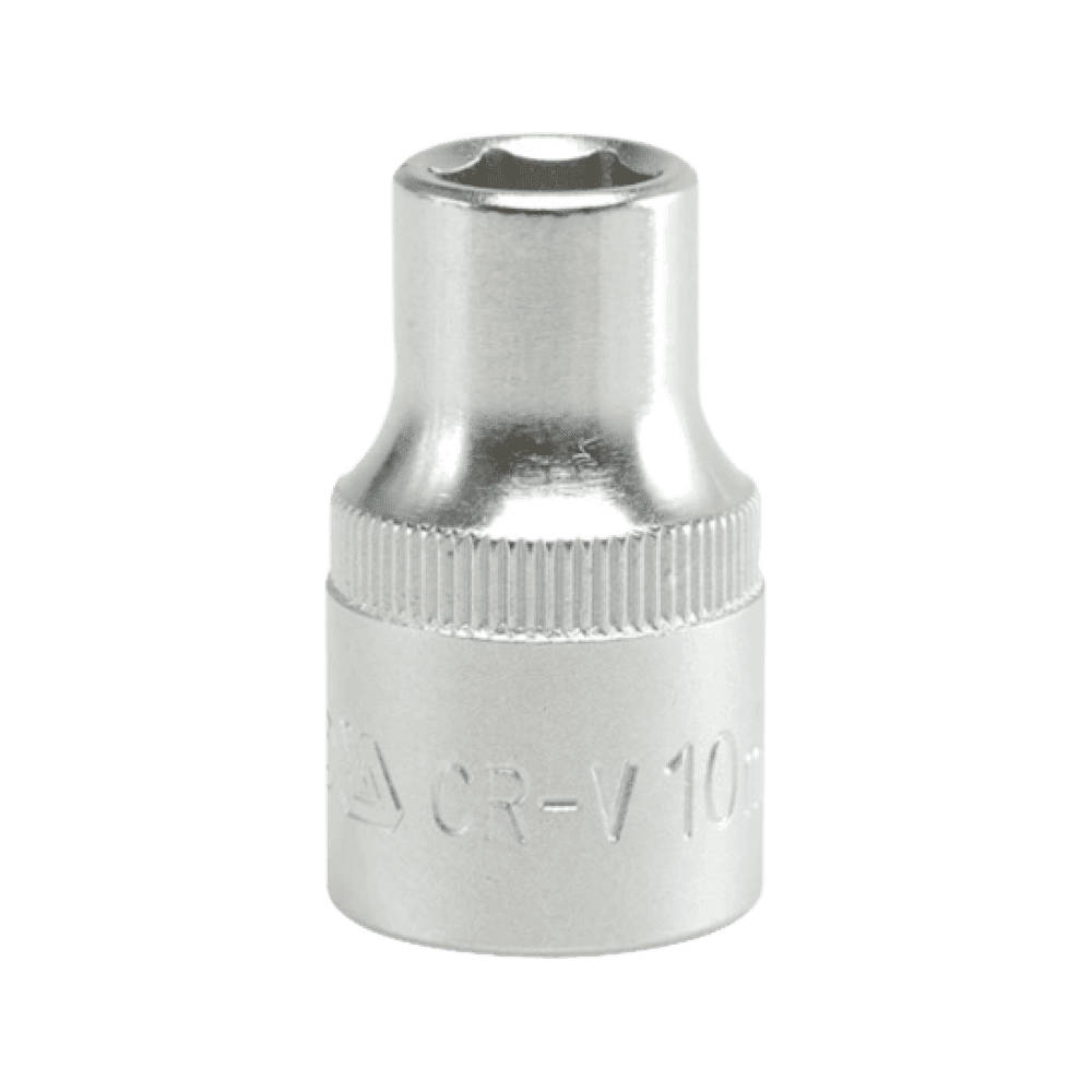 Головка торцева 6-гранна YATO : квадрат 1/2", М= 10 мм, L= 38 мм YT-1203