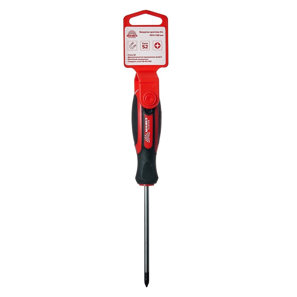 Викрутка хрестова Vitals Master S2 PH 1х100 мм 179524