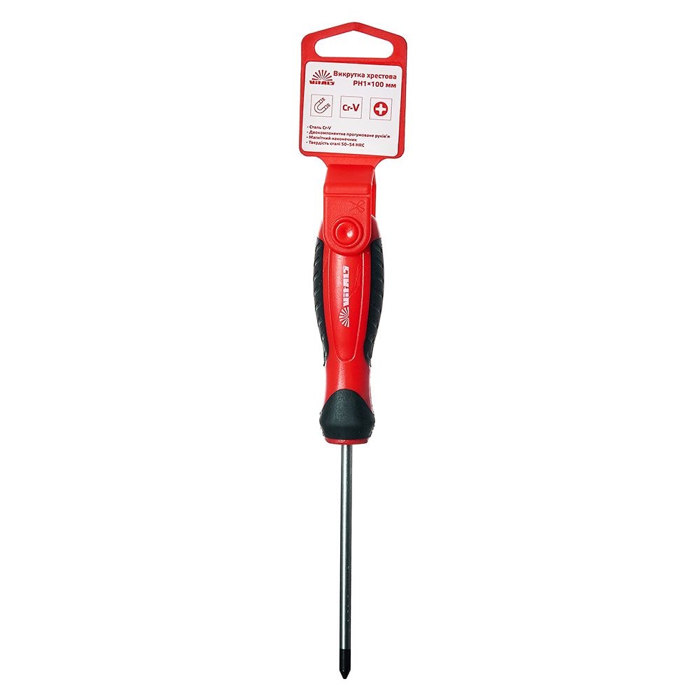 Викрутка хрестова Vitals PH 1х100 мм 179510