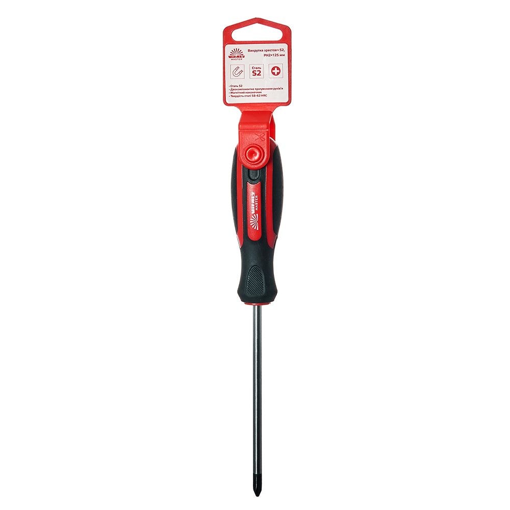 Викрутка хрестова Vitals Master S2 PH 2х125 мм 179526