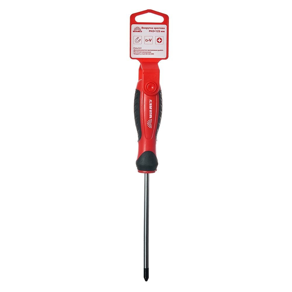 Викрутка хрестова Vitals PH 2х125 мм 179511