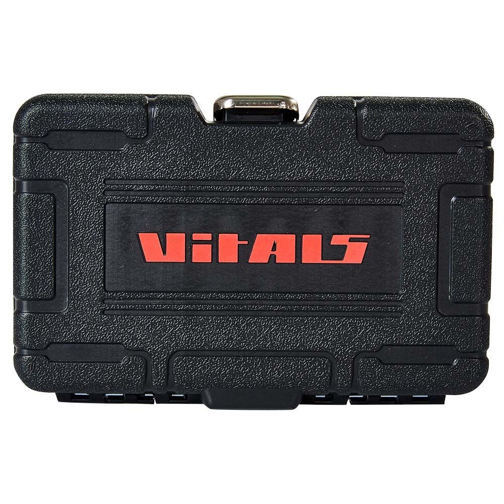 Набір головок торцевих з тріскачкою 1/4" 46 предметів Vitals Master 186167