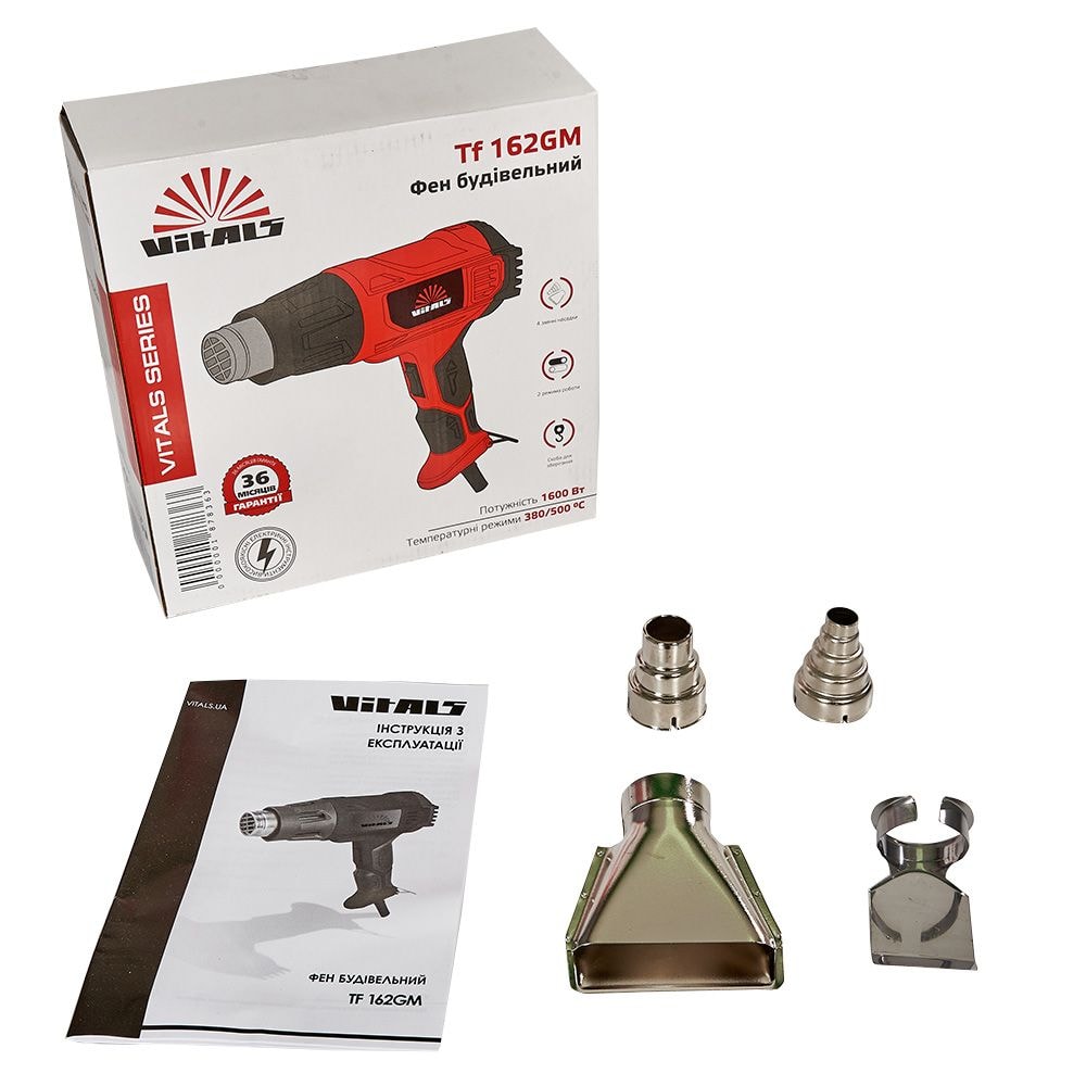 Фен будівельний Vitals Tf 162GM 187836