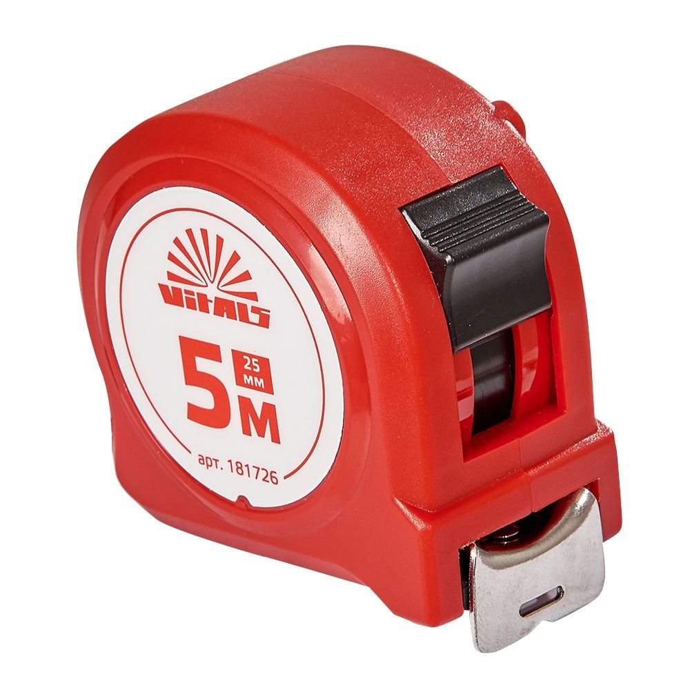 Рулетка 5 м x 25 мм Vitals 181726
