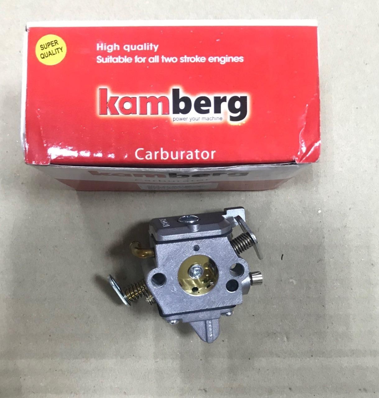 Карбюратор КОСА 43/52 KAMBERG + 2 прокладки (15 мм) 201195