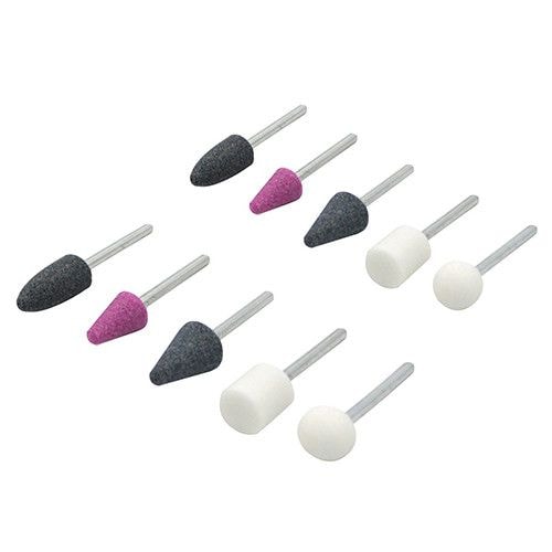 Камені шліфувальні ? 3/6 мм набір 10 шт 07-01-9101
