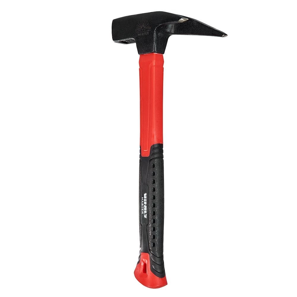 Молоток покрівельника фібергласова ручка 600 г з магнітом Vitals Master 181814