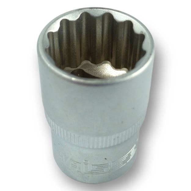 Головка торцева дванадцятигранна 1/2" сатин 12мм*38мм HAISSER 88271