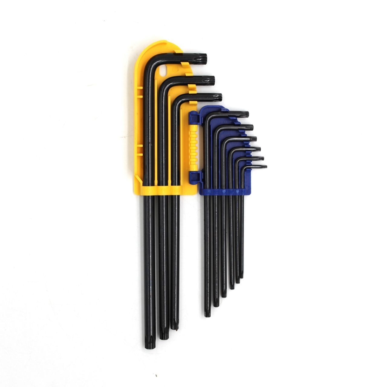 Ключі торцеві TORX 9 шт довгі Т10, Т15, Т20, Т25, Т27, Т30, Т40, Т45, Т50, CrV 02-08-9809