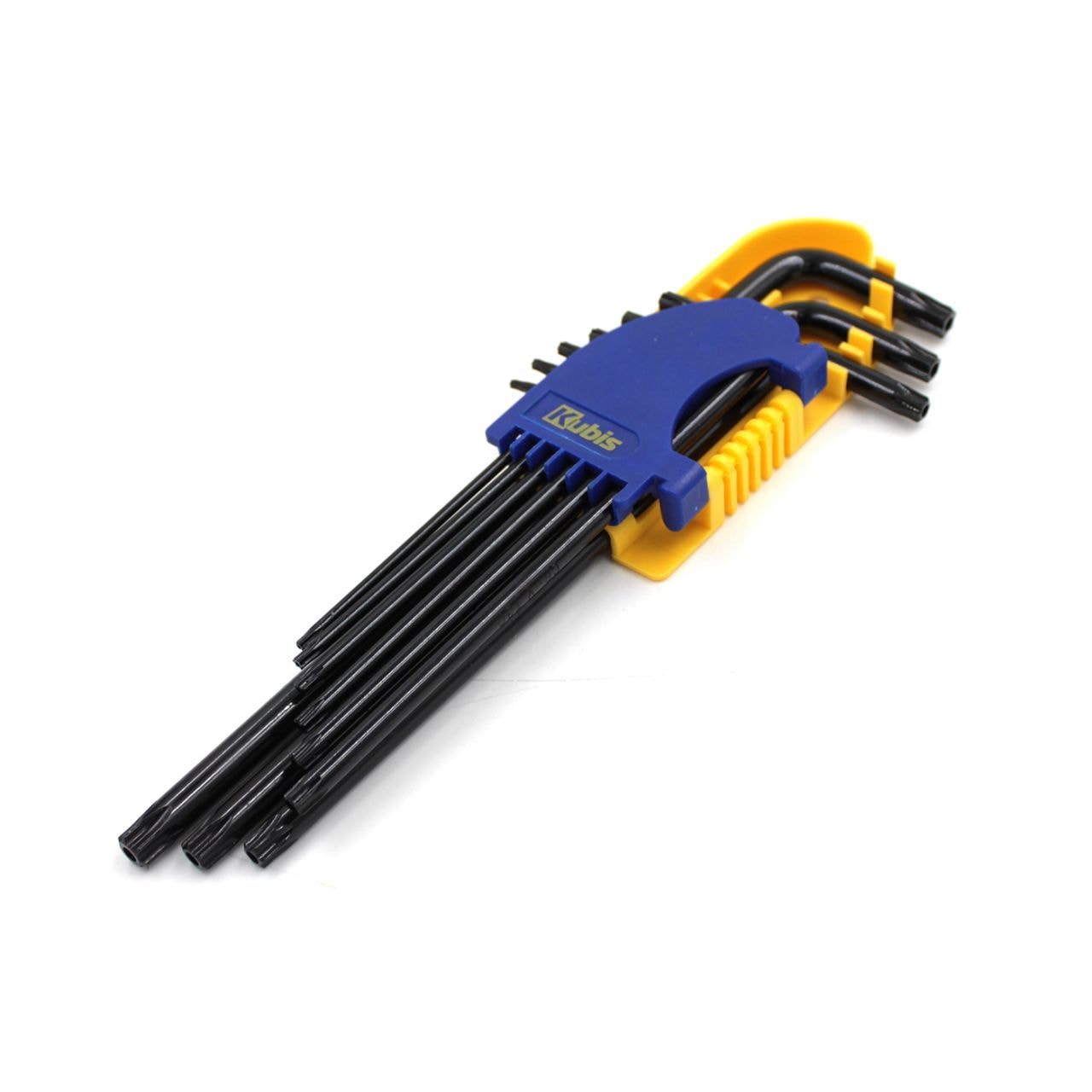 Ключі торцеві TORX 9 шт довгі Т10, Т15, Т20, Т25, Т27, Т30, Т40, Т45, Т50, CrV 02-08-9809