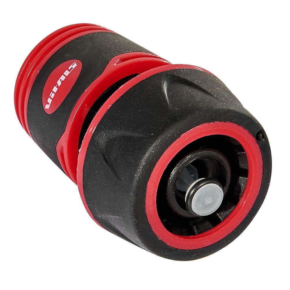 Конектор з аквастопом 1/2" до шланга 3/4" Vitals Master 191539