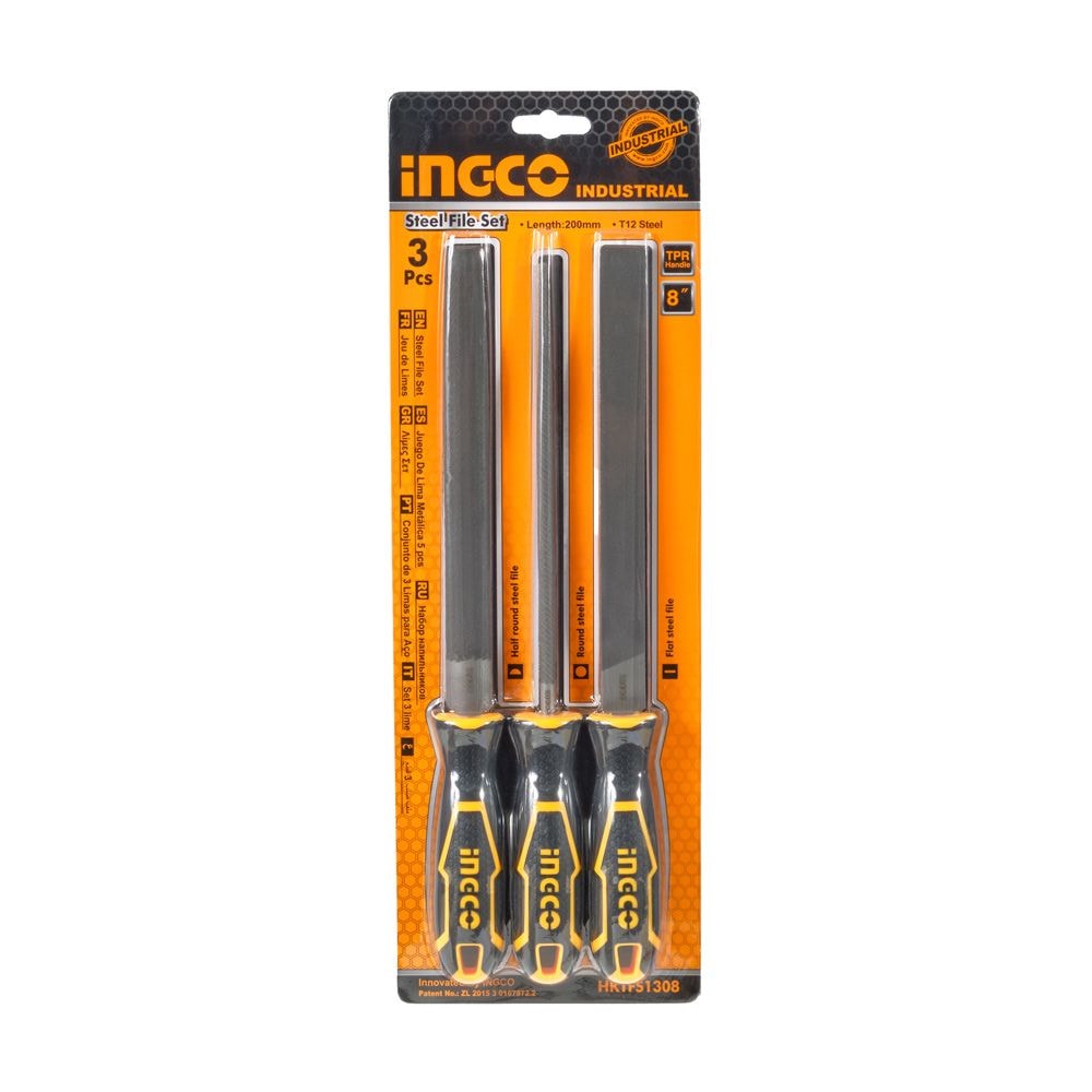 Набір напилків 200 мм 3 шт. INGCO 9980746