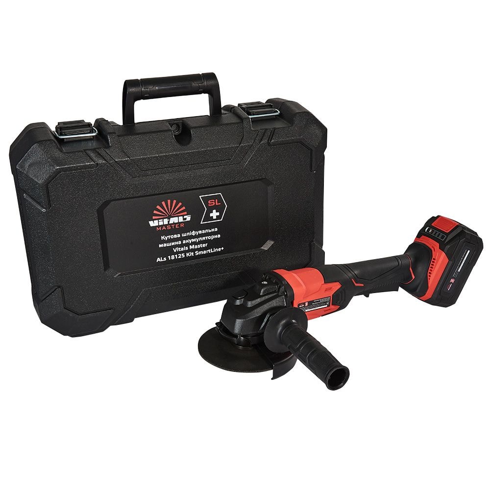 Шліфмашина кутова акумуляторна Vitals Master ALs 18125 Kit SmartLine+ 184443