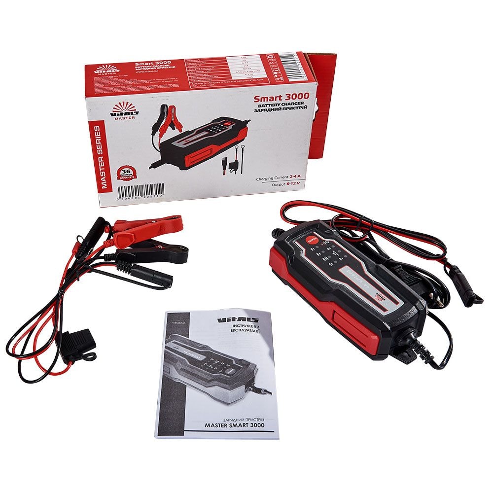 Зарядний пристрій Vitals Master Smart 3000 182531
