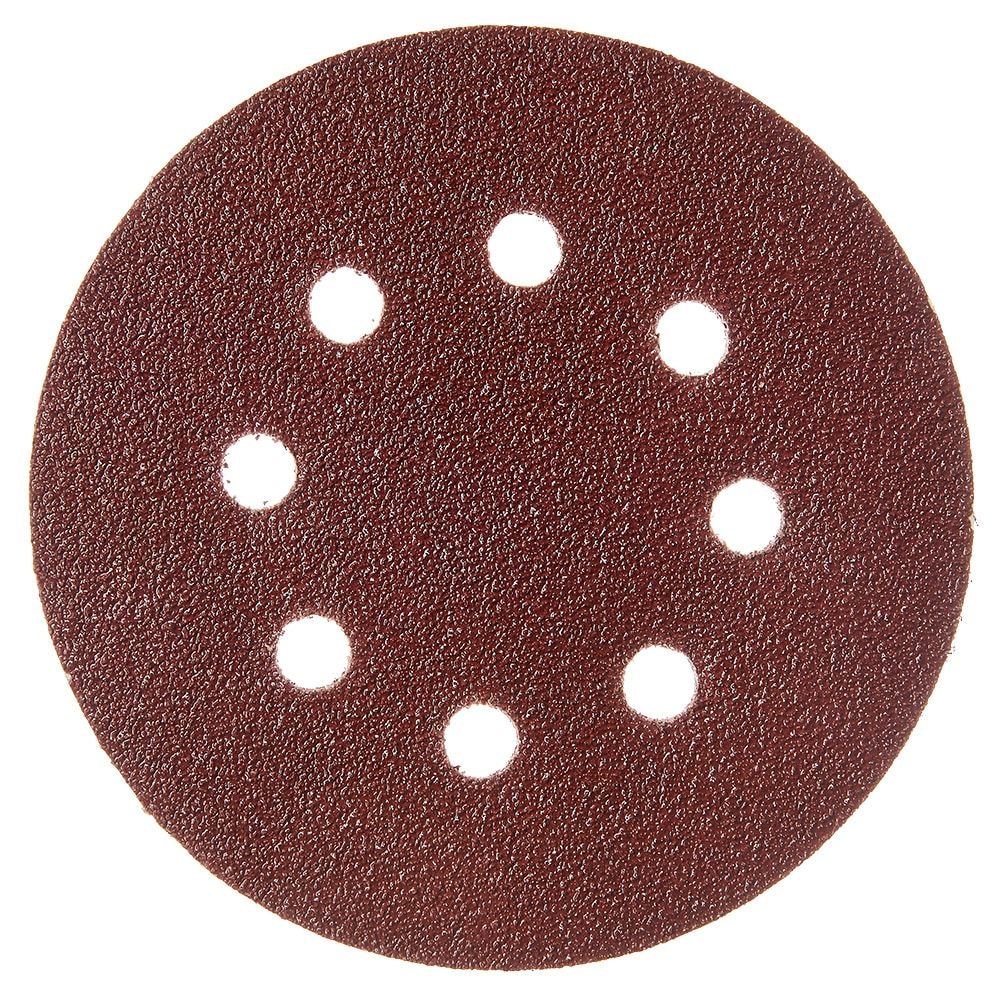 Круг шліфувальний самозачіпний Vitals 125 мм 8 отв з. 40, 5 шт. 196033